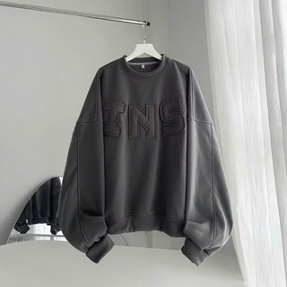 Áo sweater INS ⚡️ MẶC LÀ THÍCH ⚡️ chữ nổi nữ chất vải nỉ trẻ trung tay bồng dáng boxy unisex DTB SSL