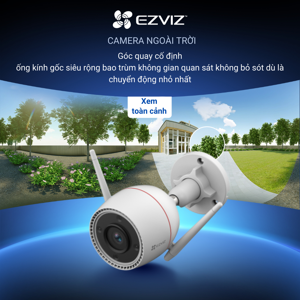 Ảnh Camera WI-FI Ngoài trời EZVIZ C3TN 3MP Đàm thoại 2 chiều, Có màu đêm, IP67 chống chịu thời tiết, Công nghệ AI 2
