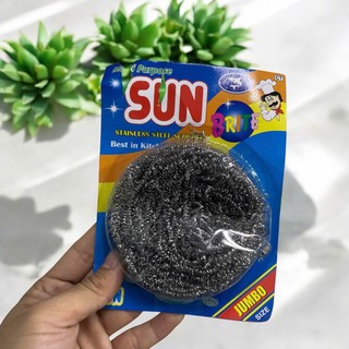Miếng Cước Chà Xoong Nồi SUN – Miếng Chà Nồi, Bùi Nhùi Rửa Chén Siêu Sạch Giá Rẻ