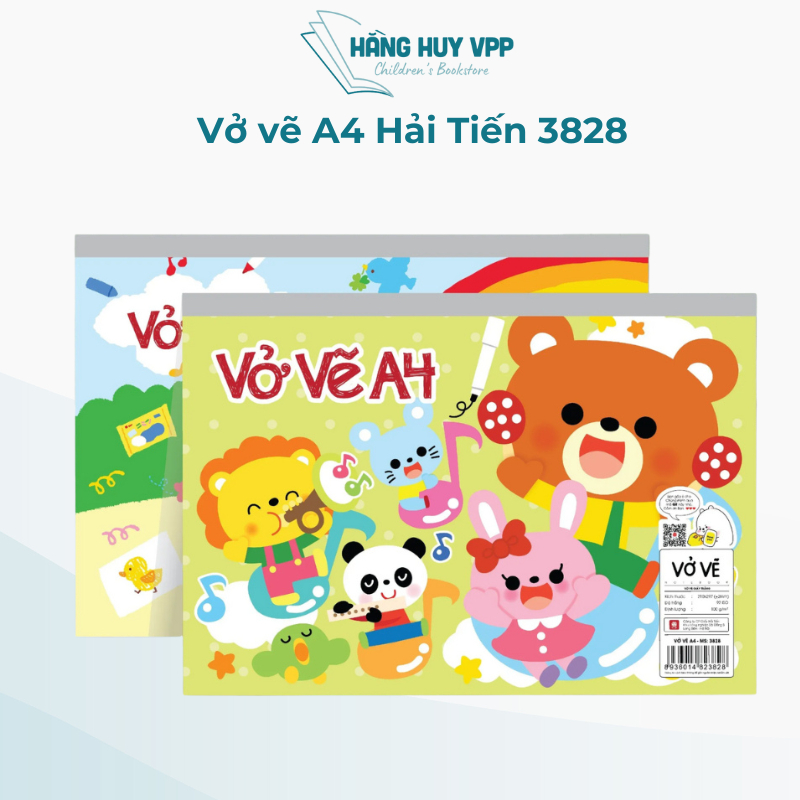 Vở vẽ A4 Hải Tiến 3828 dành cho học sinh( giao bìa ngẫu nhiên)