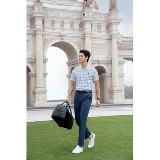 [T7_ĐỒNG GIÁ 389K] Áo Polo Nam Hoạ Tiết Kẻ Caro 9APCH524TRK Biluxury Form Slimfit Kháng Khuẩn Chống Nhăn Bền Màu