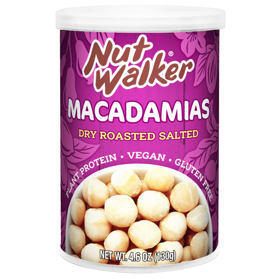 Hạt Macadamias Rang Muối – Lon 130g
