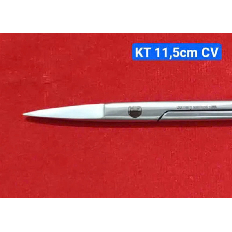 Kéo cắt chỉ cán vàng thẳng nhọn 10cm và 11,5cm( cáng vàng)