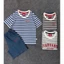 Set bộ áo thun + quần giả bò Harvard* bé trai, bé gái size đại - unisex (14-47 kg)