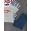 Set bộ áo thun + quần giả bò Harvard* bé trai, bé gái size đại - unisex (14-47 kg)