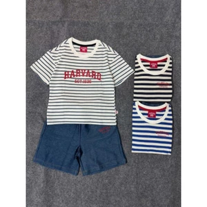 Set bộ áo thun + quần giả bò Harvard* bé trai, bé gái size đại - unisex (14-47 kg)