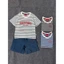 Set bộ áo thun + quần giả bò Harvard* bé trai, bé gái size đại - unisex (14-47 kg)