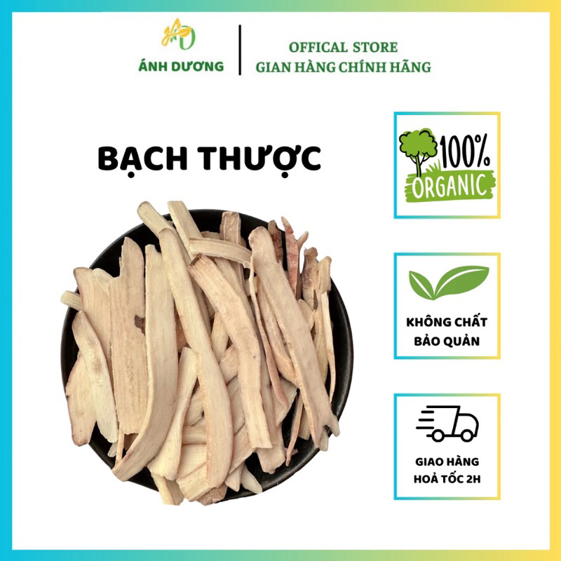 500GR Bạch Thược Khô Thái Lát Có Tác Dụng Điều Kinh, Cải Thiện Sức Khoẻ
