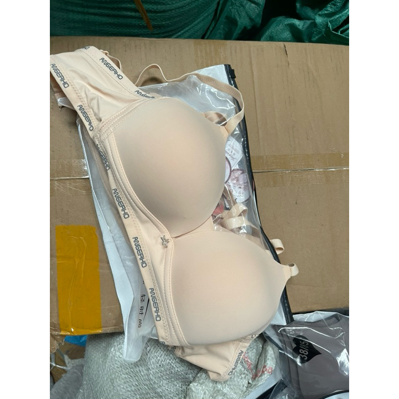Áo lót đệm mỏng viền chữ tạo khe ôm nâng ngực 3285