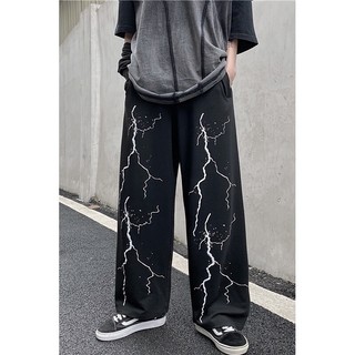 ⚡FreeShip, video thật ⚡ Quần nỉ tia chớp nam nữ ,quần jogger dáng dài ống rộng DTB C1