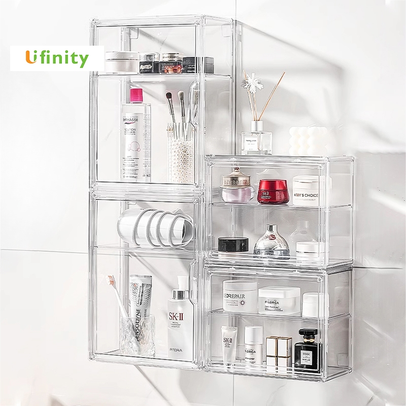 Lifinity Hộp Mica Trong Suốt Có Thể Treo Tường - Trưng Bày Đa Năng Cho Mô Hình, Búp Bê, Lego