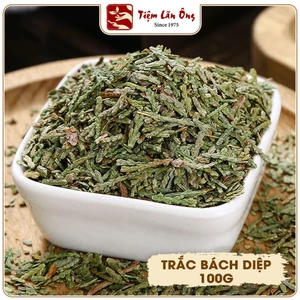 Trắc bách diệp 100g, trắc bá diệp, bá tử nhân, khô, thơm, sạch - Tiệm lãn ông