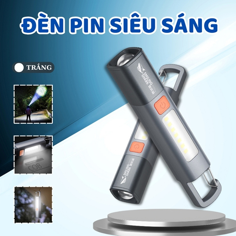 Đèn Pin Siêu Sáng Cầm Tay Chiếu Xa- Đèn Pin Mini Siêu Sáng Có Thể Sạc ...