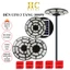 Đèn năng lượng mặt trời UFO cao cấp 600W, 1000W, Tấm pin liền, Cảm biến chuyển động (Không bao gồm cột)