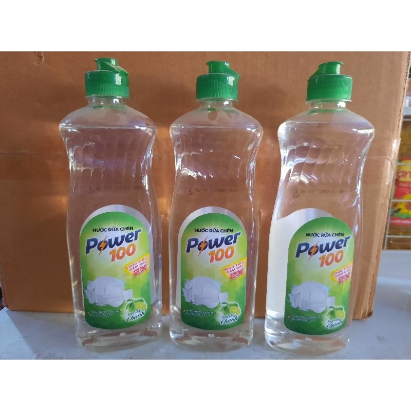 combo 3 chai nước rửa chén POWER 100