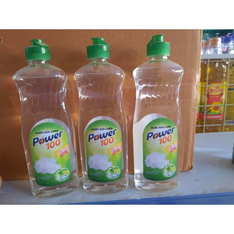 combo 3 chai nước rửa chén POWER 100