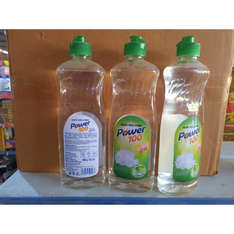 combo 3 chai nước rửa chén POWER 100