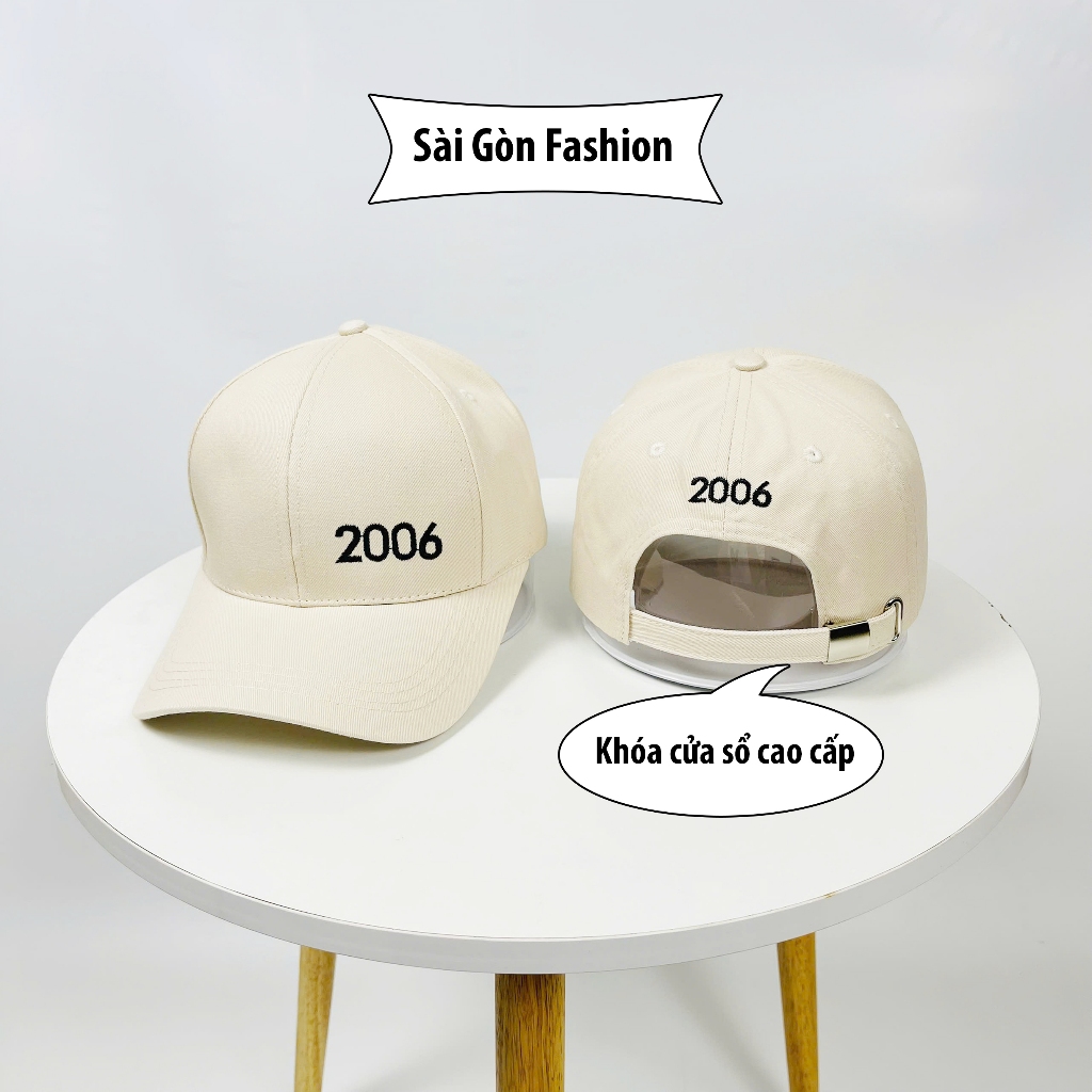 Nón kết thêu Năm sinh | Mũ lưỡi trai Năm sinh Form trẻ em 2016 - 2020 thời trang phong cách Unisex