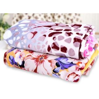 Chăn mền 2 lớp tuyết nhung nặng 900g siêu ấm mền mịn 1,6mx2m bao đẹp - Nhập tại xưởng HiLOGI