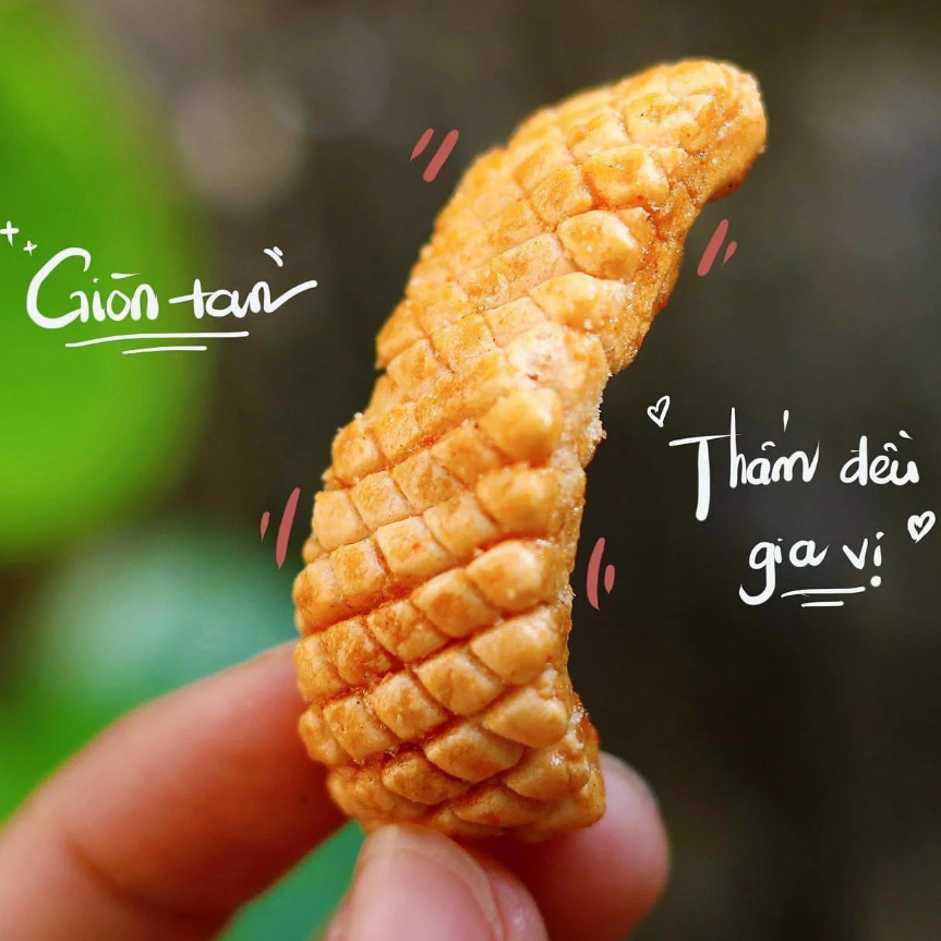 Ảnh Combo 4 Gói Bánh snack vị mực Talaethong 200g 1