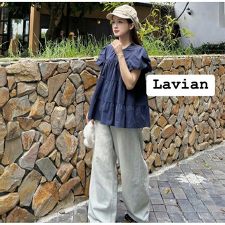 Áo babydoll siêu xinh tay bồng nhiều màu dễ phối đồ freesize dưới 56kg LAVIAN A04