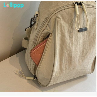 Balo Vải Oxford Cỡ Nhỏ Mini Cho Nữ Nhẹ Chống Nước Basic Backpack Đựng Đồ Tiện Ích - LOLLIPOP BAGS