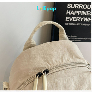 Balo Vải Oxford Cỡ Nhỏ Mini Cho Nữ Nhẹ Chống Nước Basic Backpack Đựng Đồ Tiện Ích - LOLLIPOP BAGS