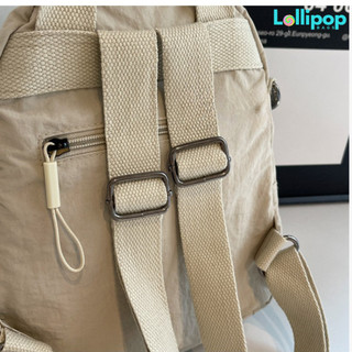 Balo Vải Oxford Cỡ Nhỏ Mini Cho Nữ Nhẹ Chống Nước Basic Backpack Đựng Đồ Tiện Ích - LOLLIPOP BAGS