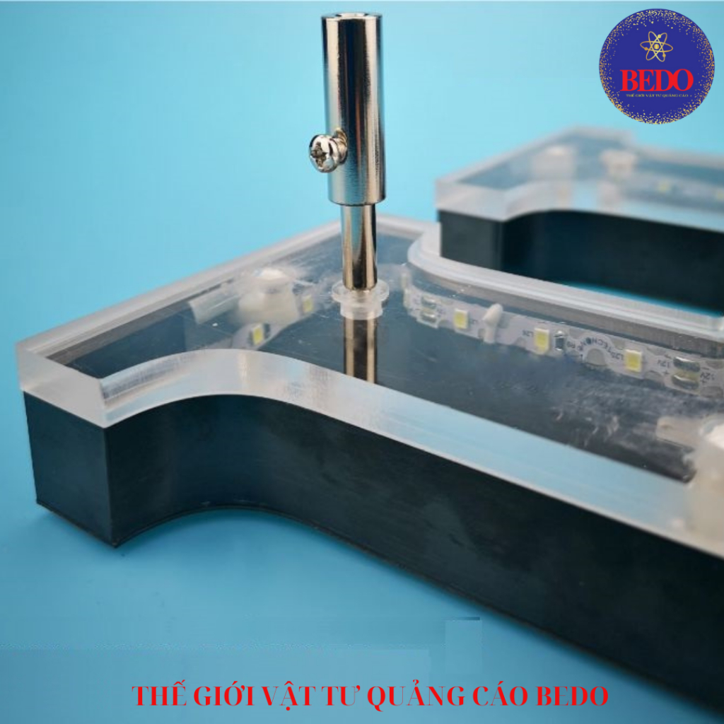 Ốc Cách Tường Inox BEDO Phi 2cm 3cm 4cm Hắt LED Chữ Nổi Logo Quảng Cáo Sang Trọng Bền Đẹp