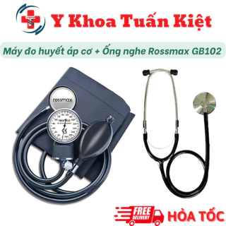 ✅ Máy đo huyết áp cơ + Ống nghe Rossmax GB102