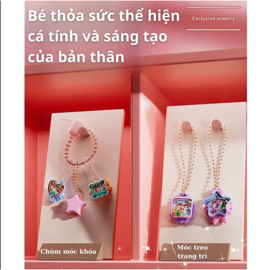 Bộ Đồ Chơi Handmade Hộp Phụ Kiện Ma Thuật Kèm 1 Máy Lắp Ghép Hộp Phép Thuật - Đồ Chơi Cho Bé PUKAPI