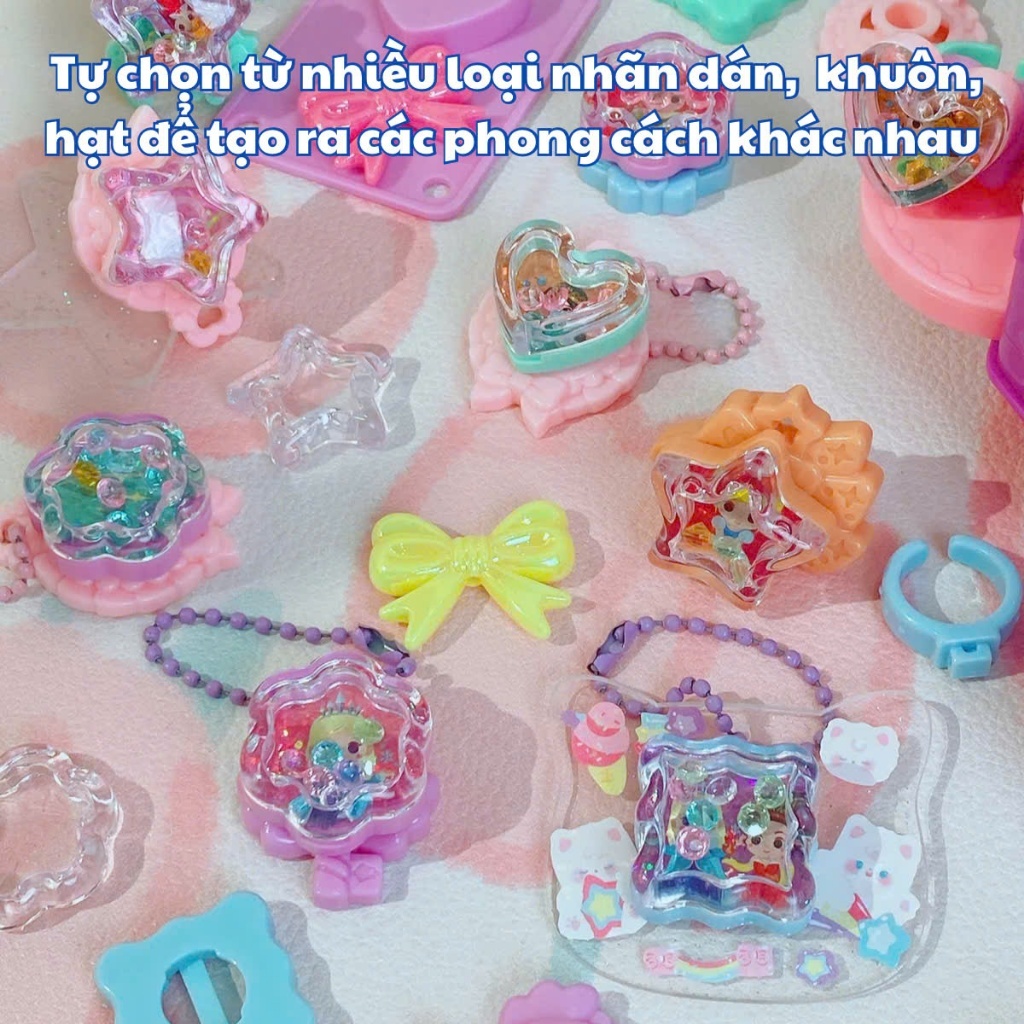 Bộ Đồ Chơi Handmade Hộp Phụ Kiện Ma Thuật Kèm 1 Máy Lắp Ghép Hộp Phép Thuật - Đồ Chơi Cho Bé PUKAPI