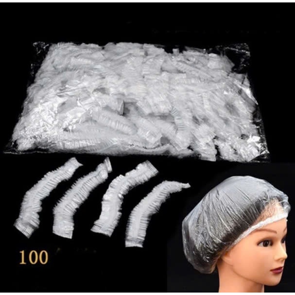 nón trùm ủ tóc nilon dùng 1 lần