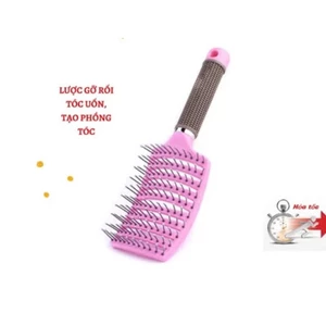 Lược gỡ rối, tạo phồng tóc,lược sấy tạo kiểu tóc bán nguyệt cỡ lớn