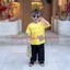 Bộ quần áo trẻ em (7-43kg) [KHÔNG KÈM KHĂN] Bộ quần áo bà ba túi caro chất Lụa mềm mái cho bé