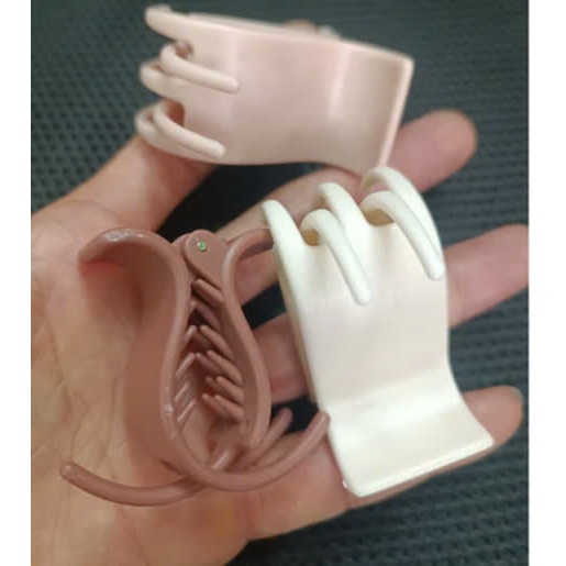 kẹp tóc - kẹp càng cua 3 răng 5 răng nhỏ nhiều màu nhám cho bạn nữ xinh đẹp, tóc xoăn sóng, tóc mái
