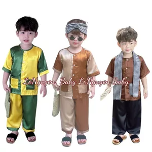 Sét Chú CUỘI mùa TRUNG THU (KHÔNG KÈM KHĂN), bộ quần áo cho bé hóa trang thành chú cuội