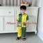 Bộ quần áo bà ba ghép màu cho bé size lớn (7-35kg) [KHÔNG KÈM KHĂN] Sét quần áo bà ba cho bé - Chất lụa mềm mại cho bé