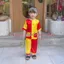 Bộ quần áo bà ba ghép màu cho bé size lớn (7-35kg) [KHÔNG KÈM KHĂN] Sét quần áo bà ba cho bé - Chất lụa mềm mại cho bé