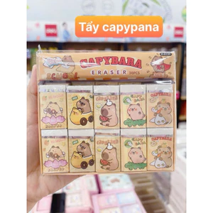 Combo 5viên[Gôm Capybara E-6139/ Labubu siêu dễ thương, Tẩy Bút Chì Cho Bé