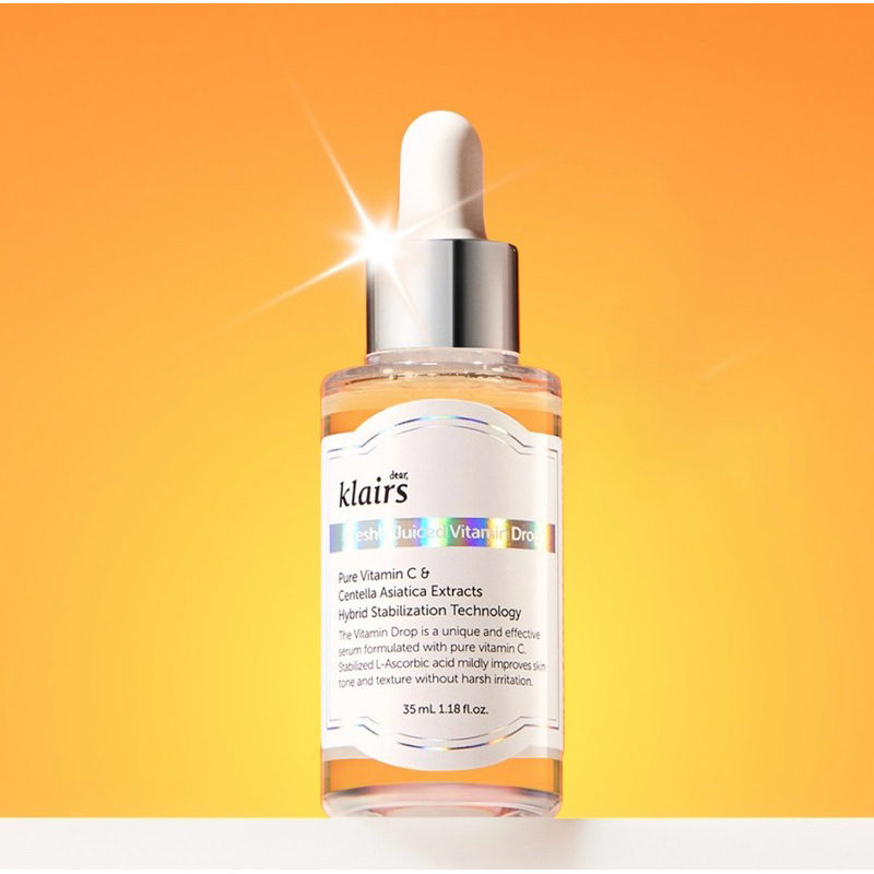 Serum Vitamin C dưỡng trắng da Klairs Freshly Jucied Vitamin Drop serum