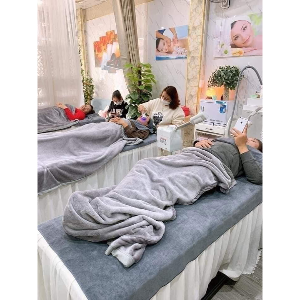 Chăn Tuyết Nhung - Chăn mền lông tuyết Mềm, ấm, xếp gọn - Dành cho Nhân viên Văn Phòng , Sinh viên - Nhà Shy Home Decor