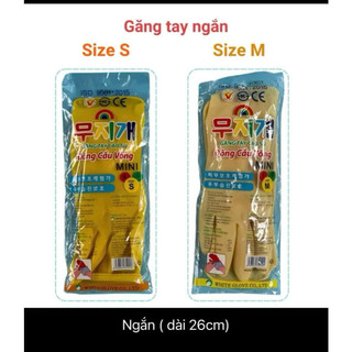 Găng tay cao su rửa bát Đông Cầu Vồng nếp nhăn,găng tay vệ sinh