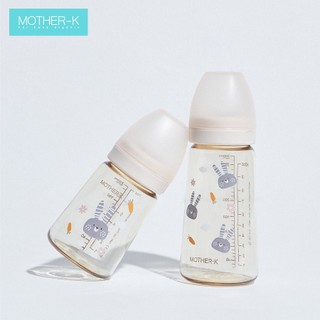 Bình Sữa PPSU Hàn Quốc Mother-K 180ml/280ml (Xanh /Kem/Họa tiết)