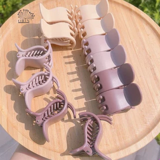 Set 12 kẹp càng cua 3 răng, 5 răng,sét kẹp tóc càng cua tông màu pastel trà sữa nhẹ nhàng xinh xắn