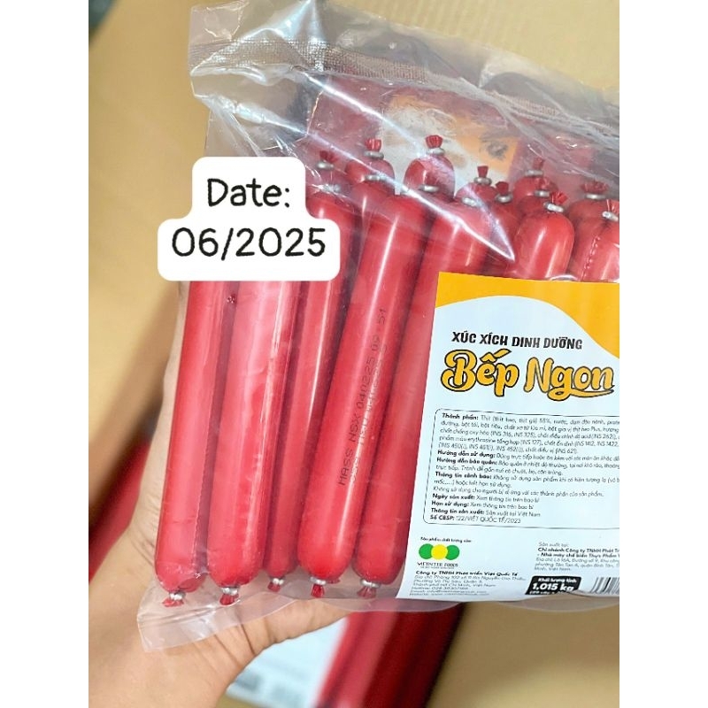 Combo 2Kg Xúc xích dính dưỡng bếp ngon R2 (túi 1kg × 29 cây x 35g)
