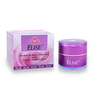 Kem Trắng Da, Ngừa mụn Chống Nắng Elise 15g