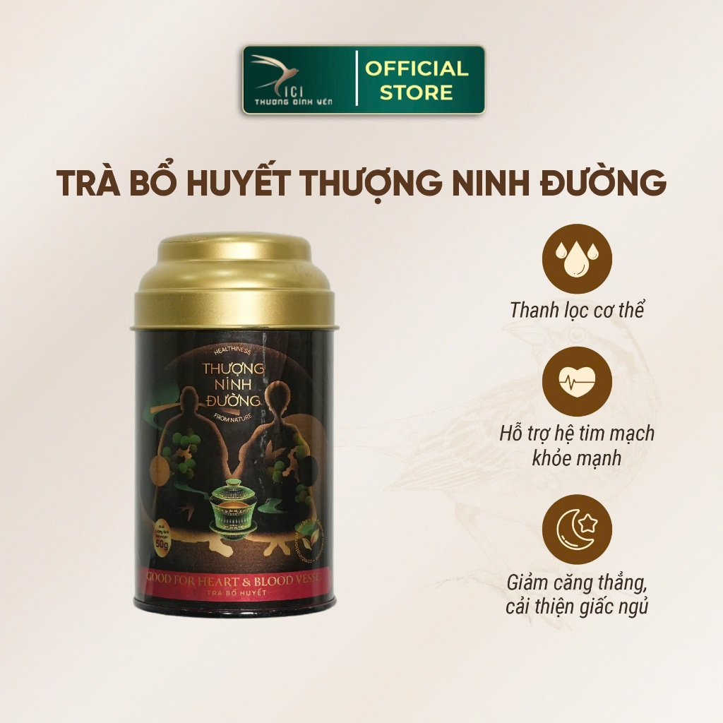 Ảnh Trà Bổ Huyết 14 Vị Thượng Ninh Đường Giúp Thanh Nhiệt CiCi Thượng Đỉnh Yến Từ Thiên Nhiên Trà Thảo Mộc Thanh Lọc Dễ Ngủ 2