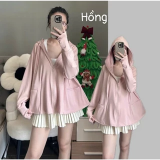 Áo chống nắng UMI su cao cấp, áo nữ dày dặn form xòe trẻ trung chống UV vải mềm mát mới nhất 2025