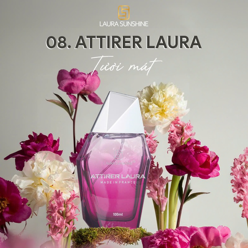 Nước Hoa Chiết No 8 - Laura Paris Nhật Kim Anh Unisex Nam Nữ Ấm Nồng Thanh Lịch